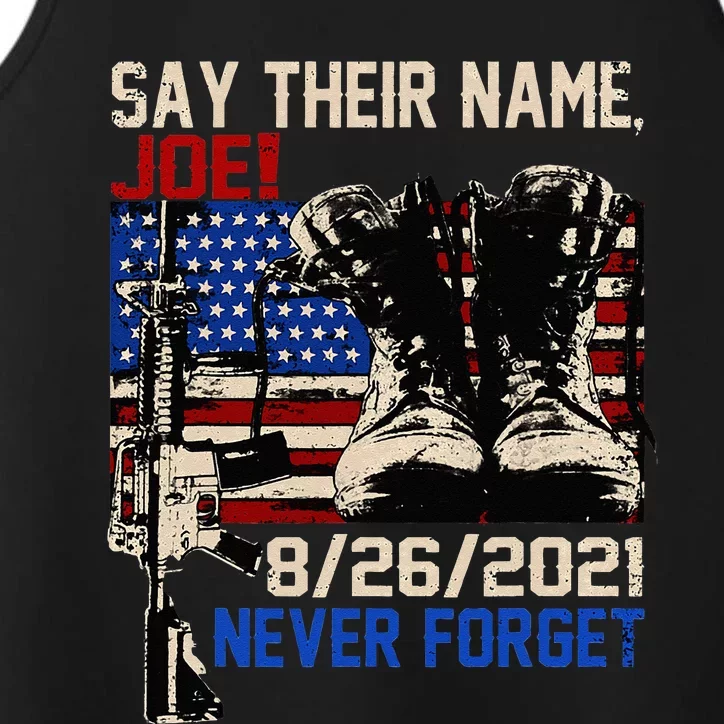 Say Ir Names Joe Names Of Fallen Soldiers 13 Heroes Performance Tank