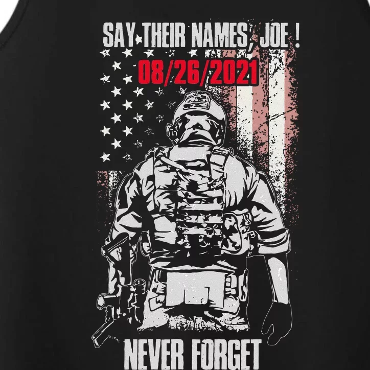 Say Ir Names Joe Names Of Fallen Soldiers 13 Heroes Performance Tank