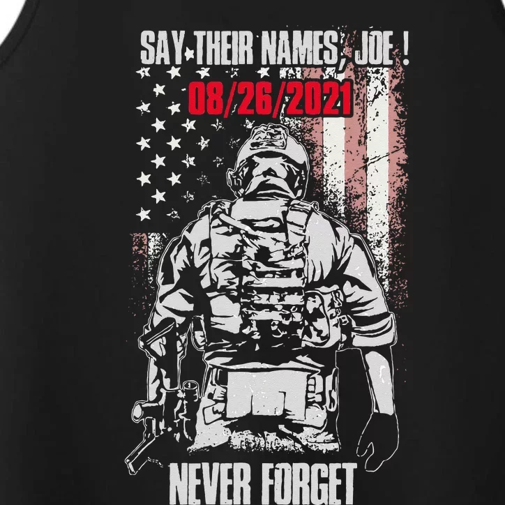 Say Ir Names Joe Names Of Fallen Soldiers 13 Heroes Performance Tank