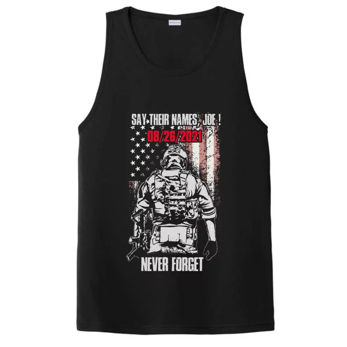 Say Ir Names Joe Names Of Fallen Soldiers 13 Heroes Performance Tank