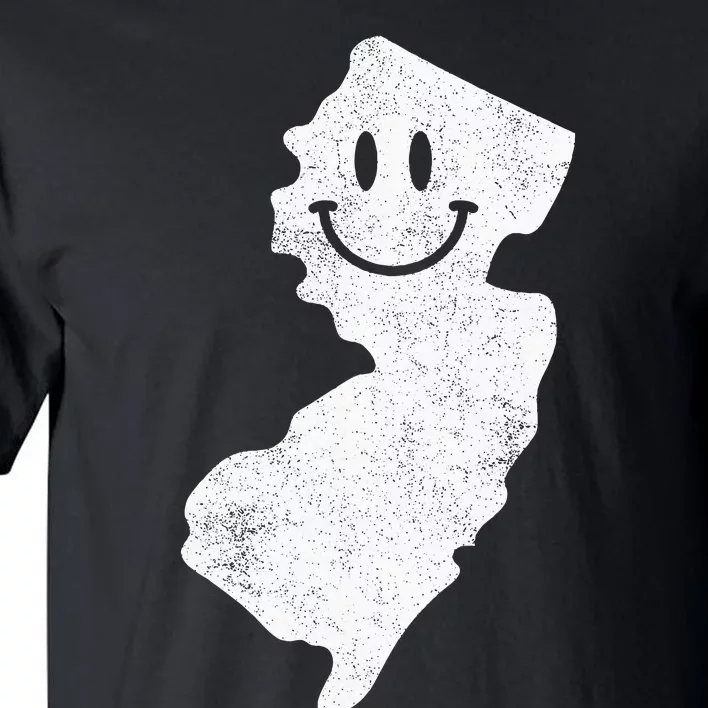 Smiling In Nj – Funny New Jersey Happy Face Tall T-Shirt