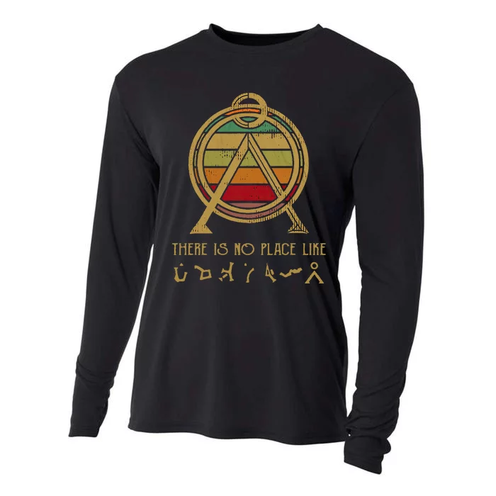 Stargate Inspired No Place Like Home Gift Cooling Performance Long Sleeve Crew