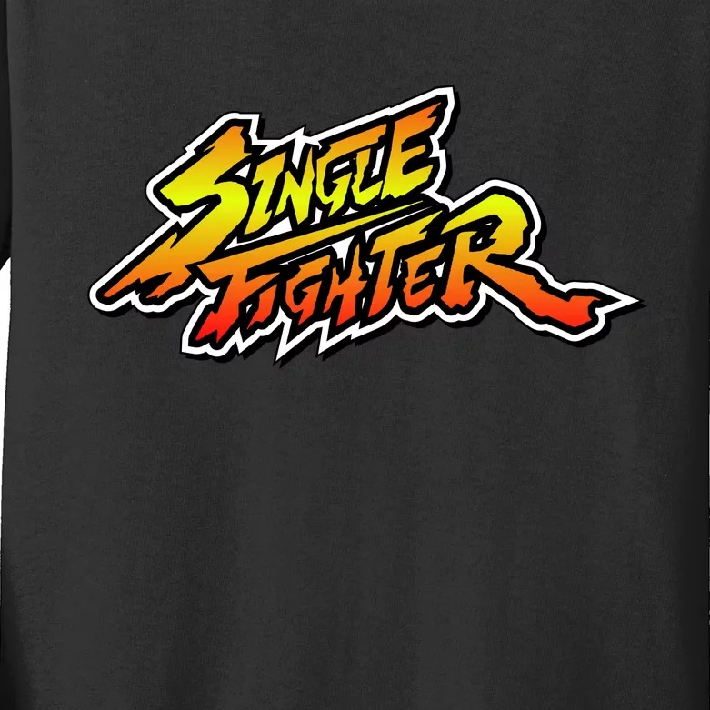 Single Fighter Kids Long Sleeve Shirt