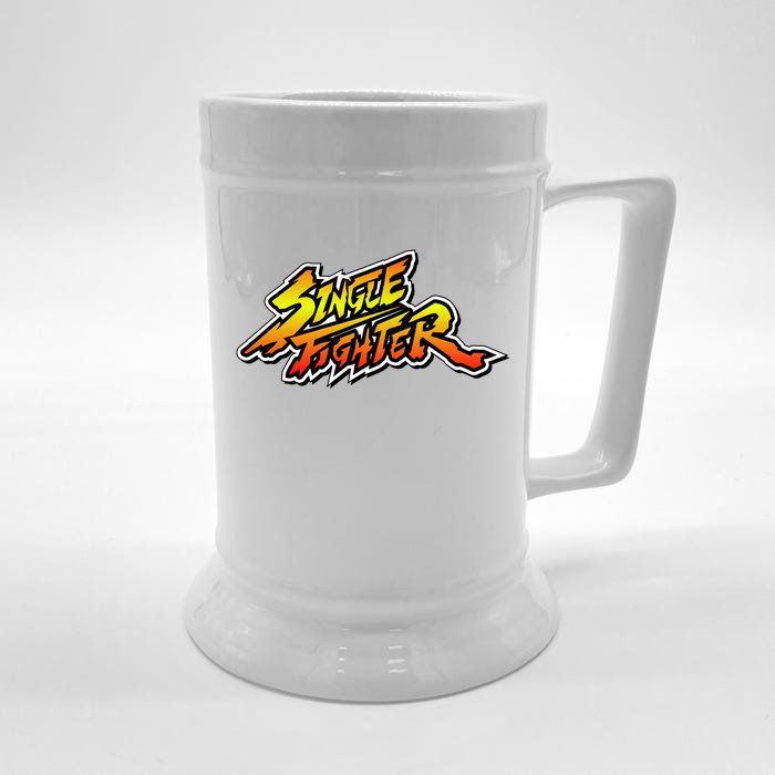 Single Fighter Front & Back Beer Stein