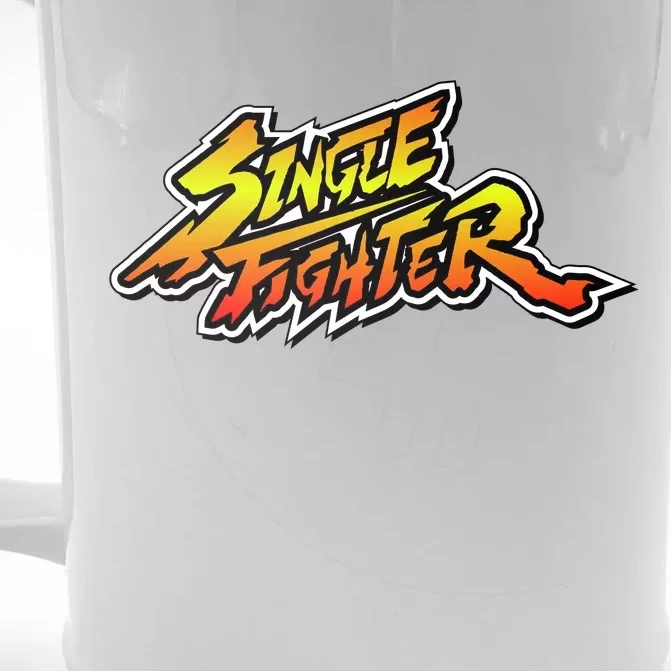 Single Fighter Front & Back Beer Stein