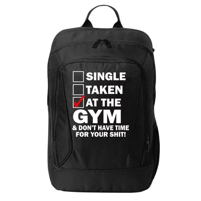 Single Taken At The Gym City Backpack