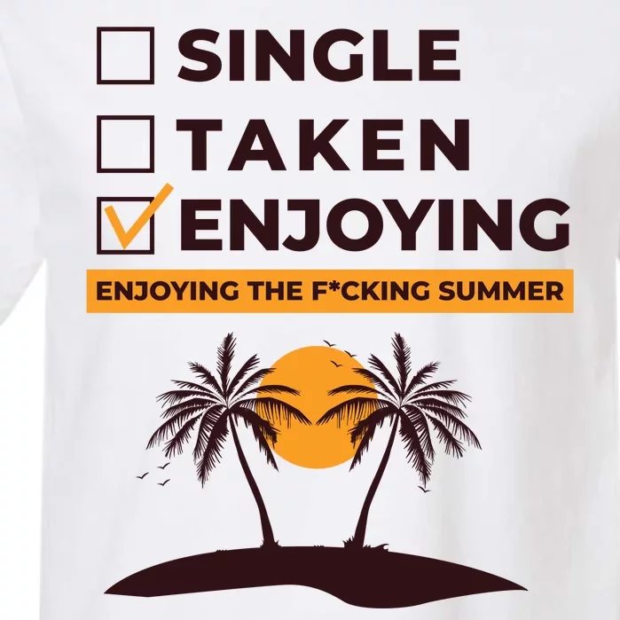 Single Taken Enjoying Summer Garment-Dyed Heavyweight T-Shirt