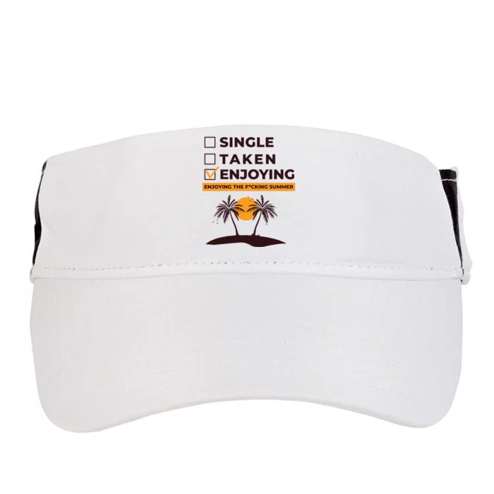 Single Taken Enjoying Summer Adult Drive Performance Visor