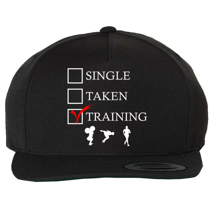 Single Taken Training Wool Snapback Cap