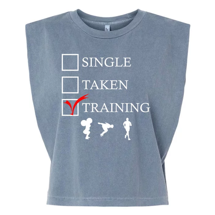 Single Taken Training Garment-Dyed Women's Muscle Tee