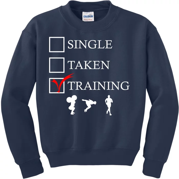 Single Taken Training Kids Sweatshirt