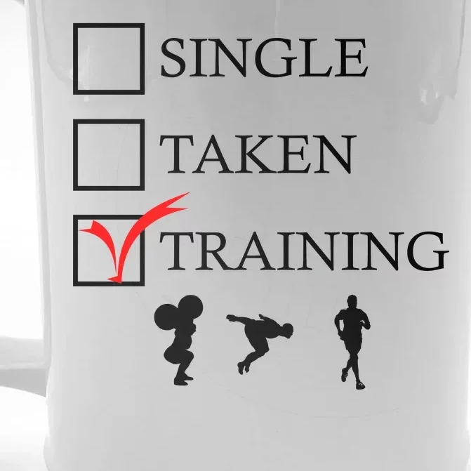 Single Taken Training Front & Back Beer Stein