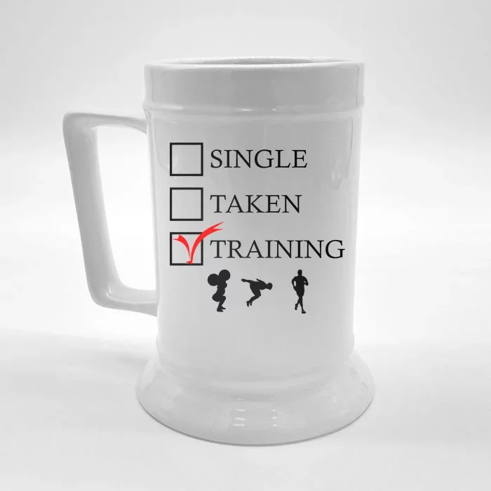 Single Taken Training Front & Back Beer Stein