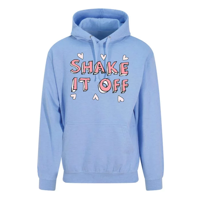 Shake It Off Pink Cute Unisex Surf Hoodie