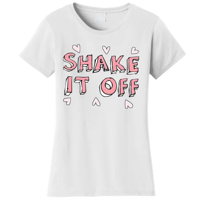 Shake It Off Pink Cute Women's T-Shirt