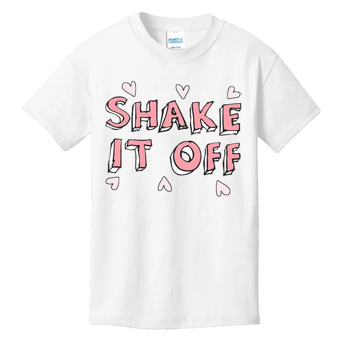 Shake It Off Pink Cute Kids T-Shirt