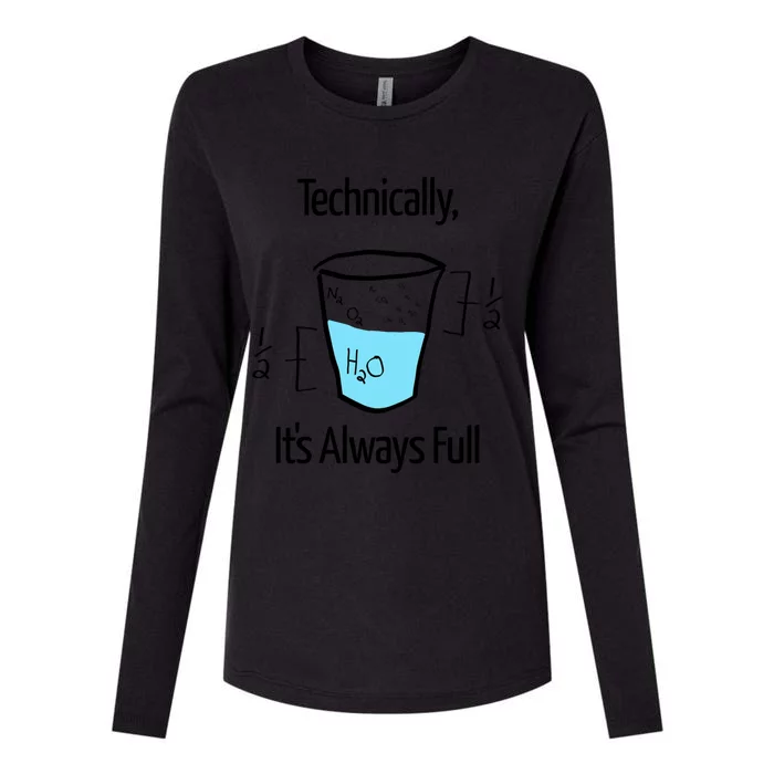 Science Is Optimistic Womens Cotton Relaxed Long Sleeve T-Shirt