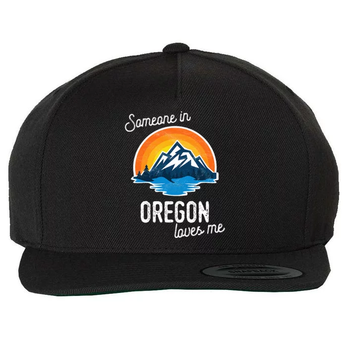 Someone In Oregon Loves Me Wool Snapback Cap