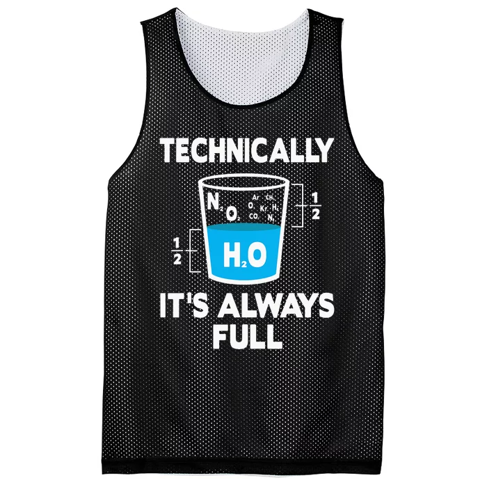 Science is Optimistic Mesh Reversible Basketball Jersey Tank