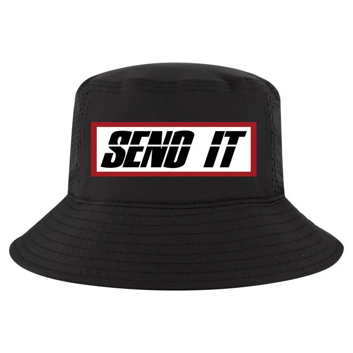 Send It Offroad Dirt Bike Logo Cool Comfort Performance Bucket Hat