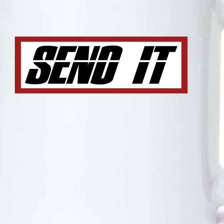 Send It Offroad Dirt Bike Logo Black Color Changing Mug