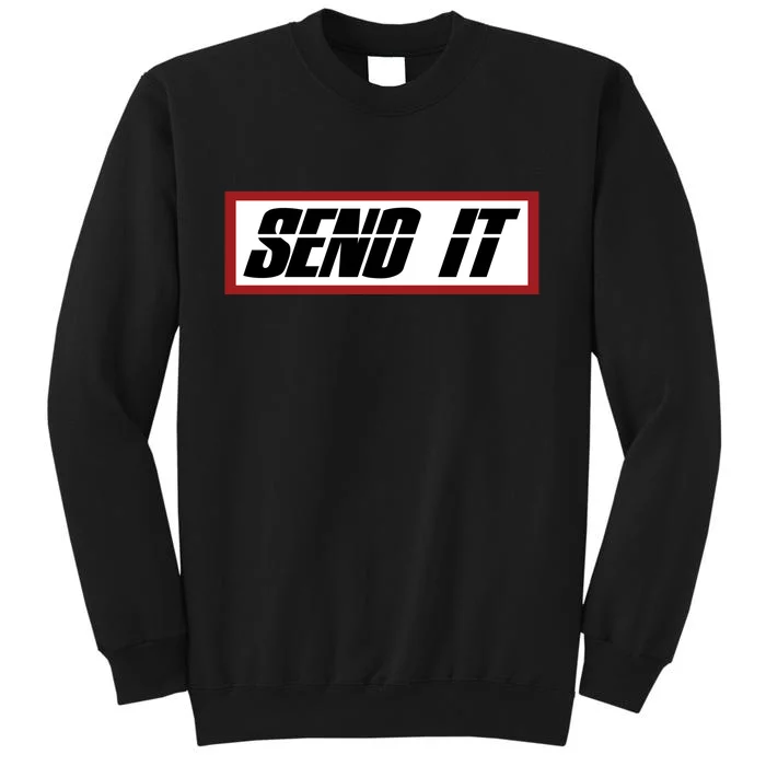 Send It Offroad Dirt Bike Logo Tall Sweatshirt