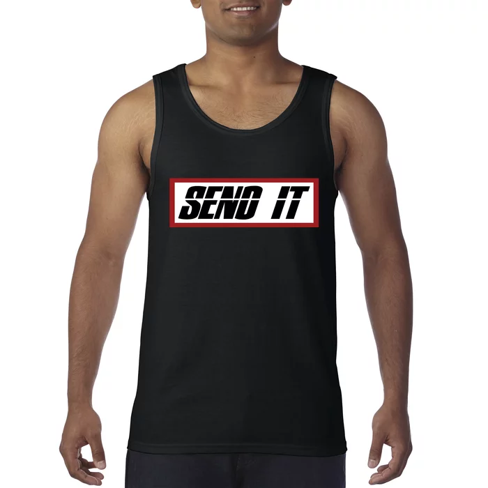 Send It Offroad Dirt Bike Logo Tank Top