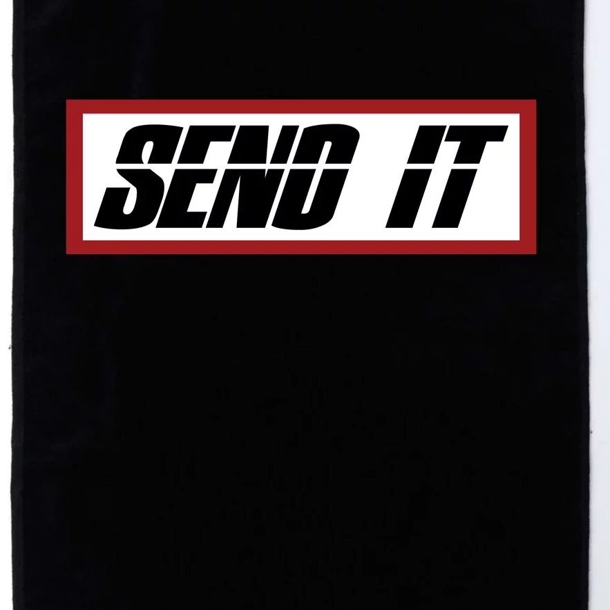 Send It Offroad Dirt Bike Logo Platinum Collection Golf Towel