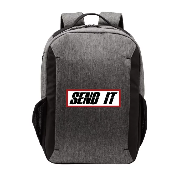 Send It Offroad Dirt Bike Logo Vector Backpack