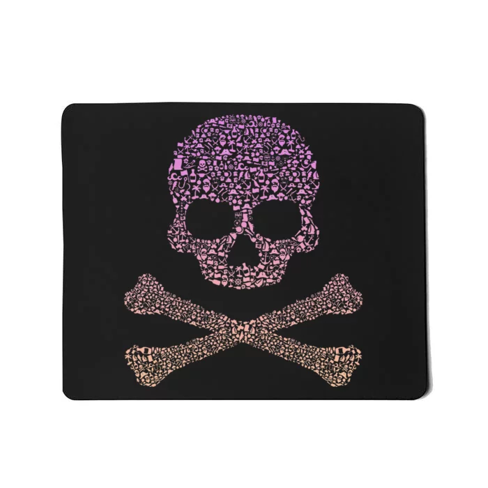 Silhouette Icon Pirate Skull & Crossbones Pirate Mousepad