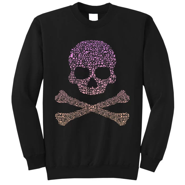 Silhouette Icon Pirate Skull & Crossbones Pirate Tall Sweatshirt