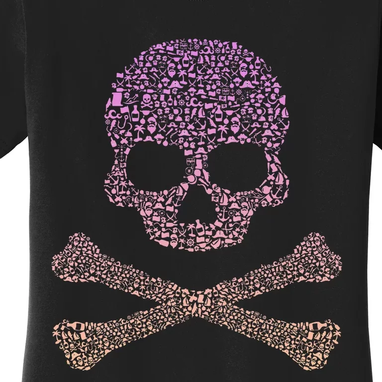 Silhouette Icon Pirate Skull & Crossbones Pirate Women's T-Shirt