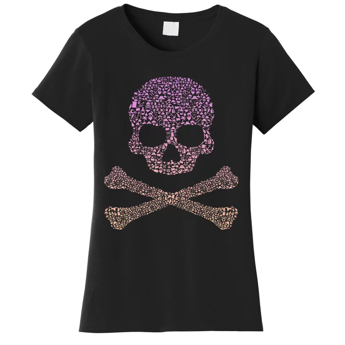 Silhouette Icon Pirate Skull & Crossbones Pirate Women's T-Shirt