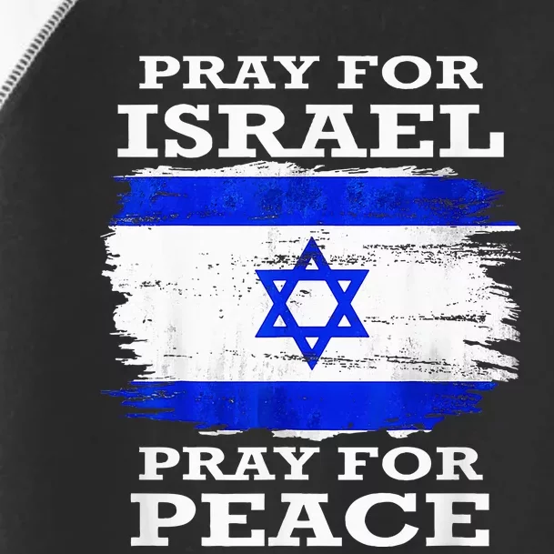 Support Israel Pray for Israel Peace Toddler Fine Jersey T-Shirt