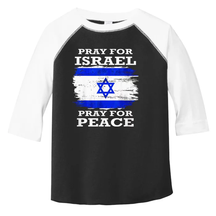 Support Israel Pray for Israel Peace Toddler Fine Jersey T-Shirt