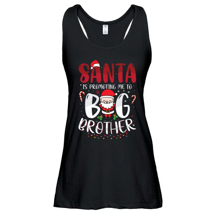 Santa Is Promoting Me To Big Brother Christmas Boy Ladies Essential Flowy Tank