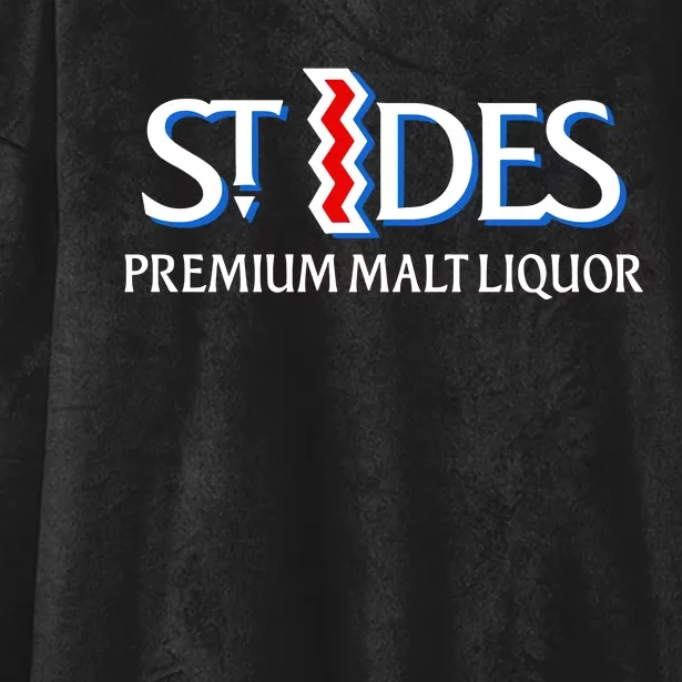 St Ides Premium Malt Liquor Hooded Wearable Blanket