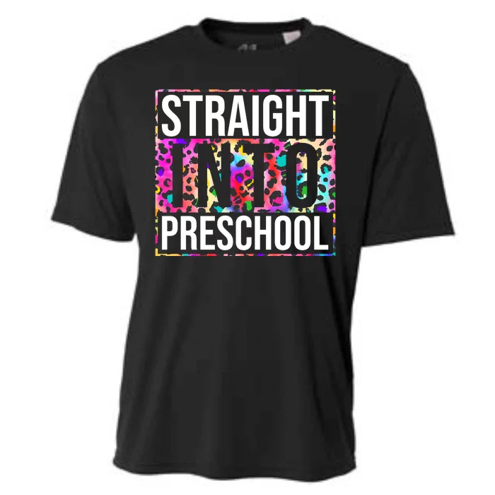 Straight Into Preschool Funny Cute Pre School Cooling Performance Crew T-Shirt