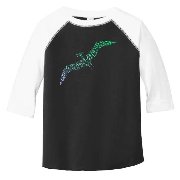 Silhouette Icon Pterodactyl Dinosaur Pterodactyl Toddler Fine Jersey T-Shirt