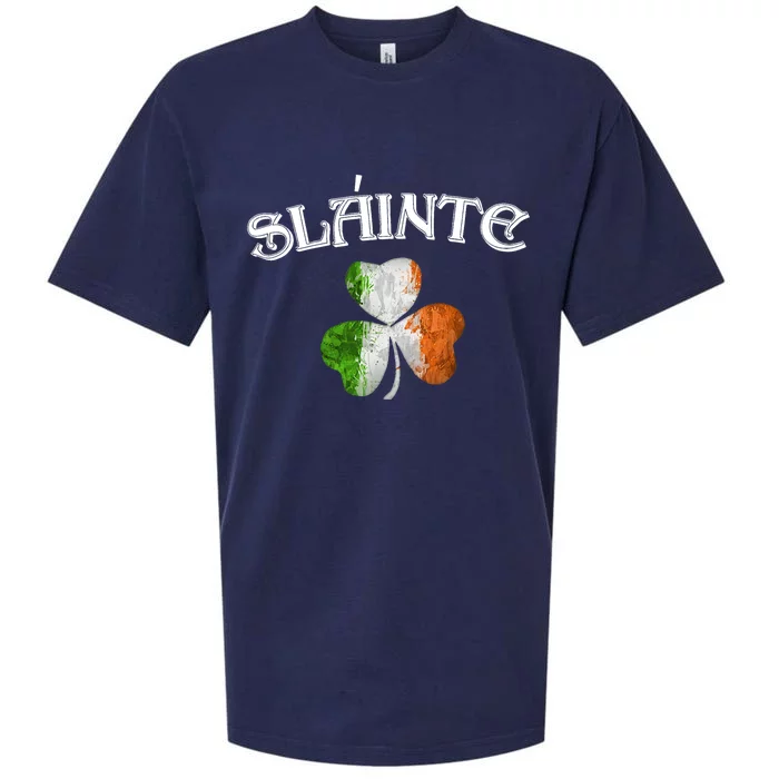 Slainte Irish Patrick Day Sueded Cloud Jersey T-Shirt