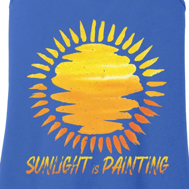 Sunlight Is Painting Motivational Messages Gift Ladies Essential Tank