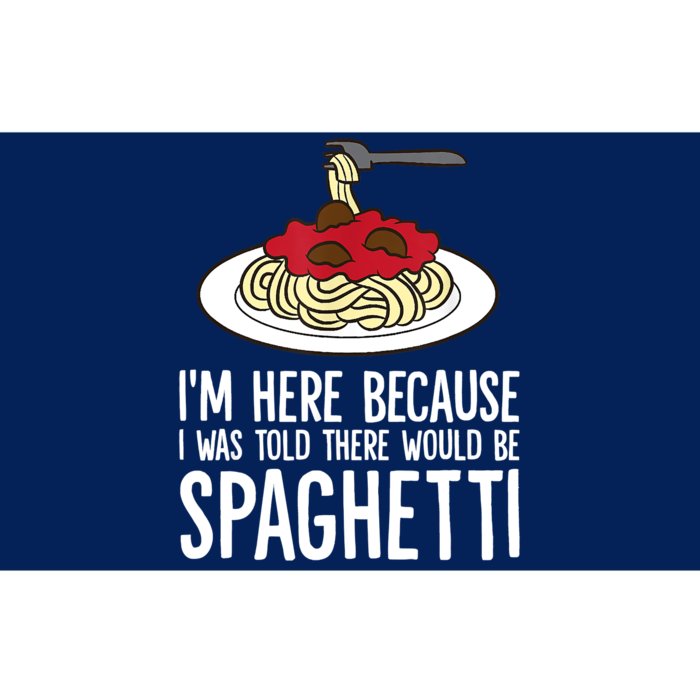 Spaghetti Italian Pasta I'm Just Here For Spaghetti Bumper Sticker