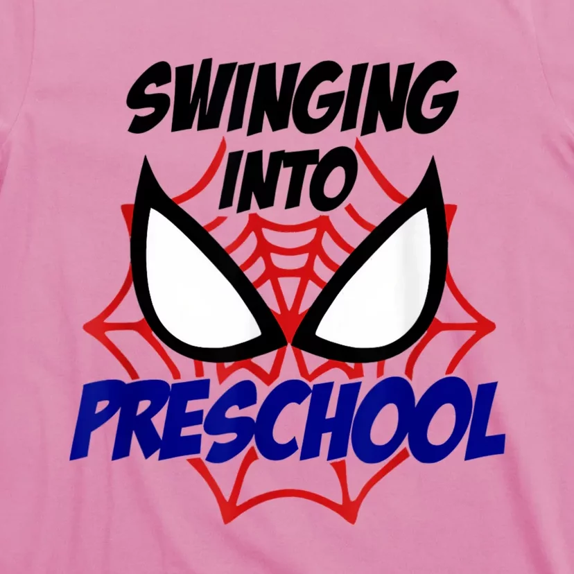 Swinging Into Preschool Shirt, Boys First Day Of PreK T-Shirt