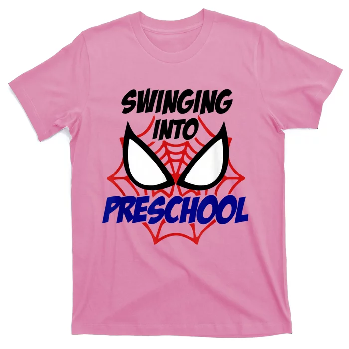 Swinging Into Preschool Shirt, Boys First Day Of PreK T-Shirt