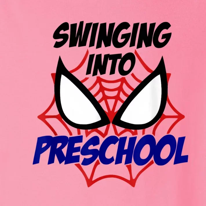 Swinging Into Preschool Shirt, Boys First Day Of PreK Toddler Long Sleeve Shirt