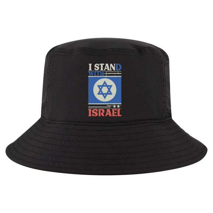 Support Israel Pray For Israel We Stand With Israel Cool Comfort Performance Bucket Hat