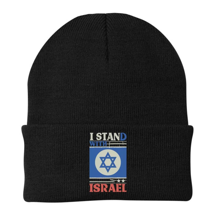 Support Israel Pray For Israel We Stand With Israel Knit Cap Winter Beanie