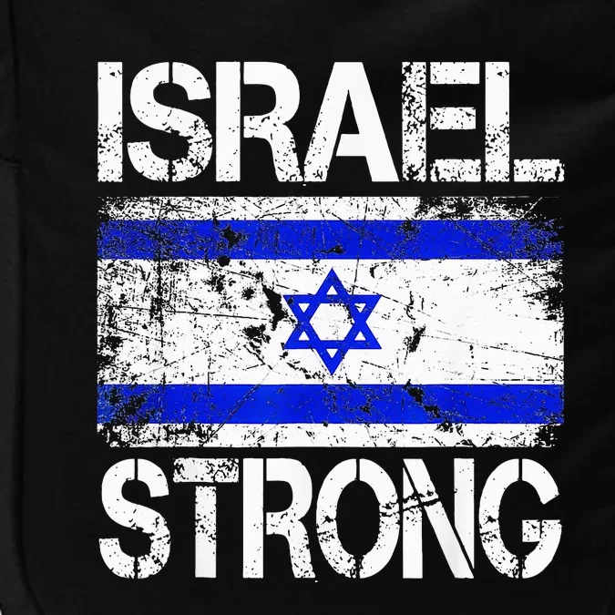 Support Israel Pray For Israel Israel Strong Israel Flag Impact Tech Backpack