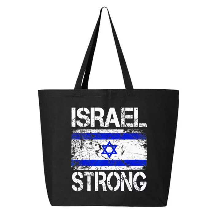 Support Israel Pray For Israel Israel Strong Israel Flag 25L Jumbo Tote