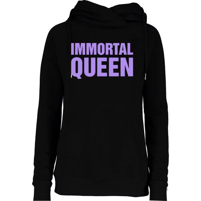 Sia Immortal Queen 2024 Womens Funnel Neck Pullover Hood